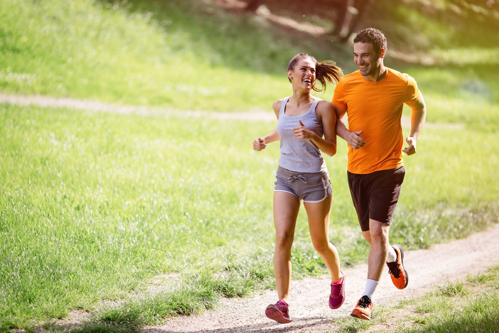 couple working out